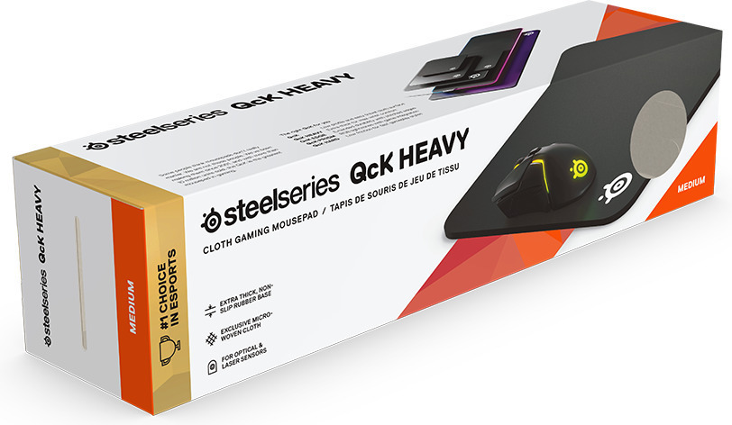 SteelSeries Qck Heavy Gaming Pad Pentru Mouse Mediu (320mm) Negru
