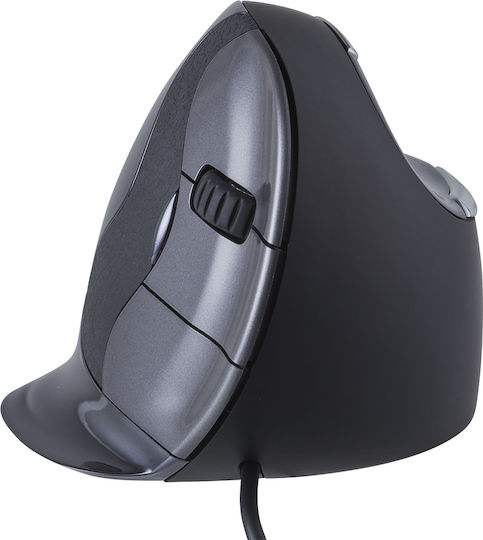 Bakker Elkhuizen Evoluent D Normal Verkabelt Ergonomisch Vertikal Maus Gray
