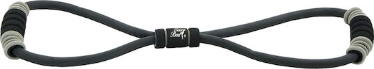 Evolution Fitness Figure 8 Resistance Band Hard with Handles Black