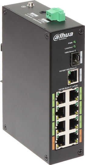 Dahua LR2110-8ET-120 Switch Συστημάτων CCTV
