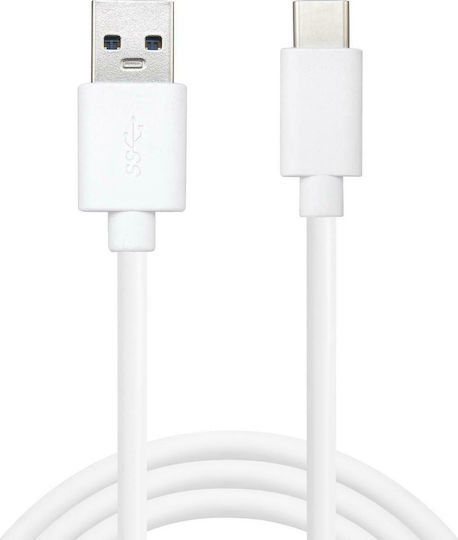 Sandberg USB 3.0 Cable USB-C male - USB-A male White 2m (136-14)