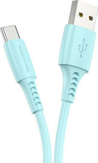 Borofone BX40 USB 2.0 Cable USB-C male - USB-A Πολύχρωμο 1m 30τμχ
