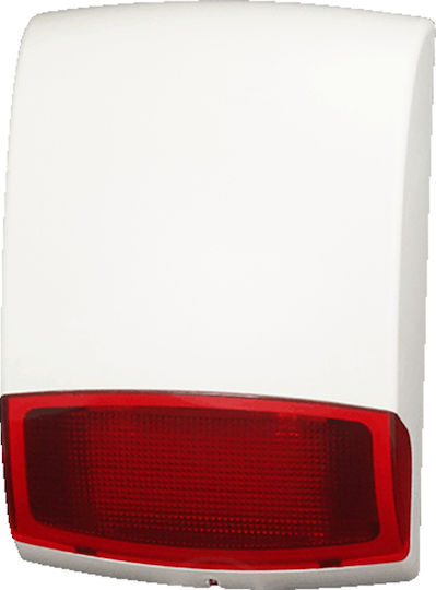 Artec AR-327R GSM Alarm Siren Batterie Outdoor 100dB 12V with Rot Light 20x27cm