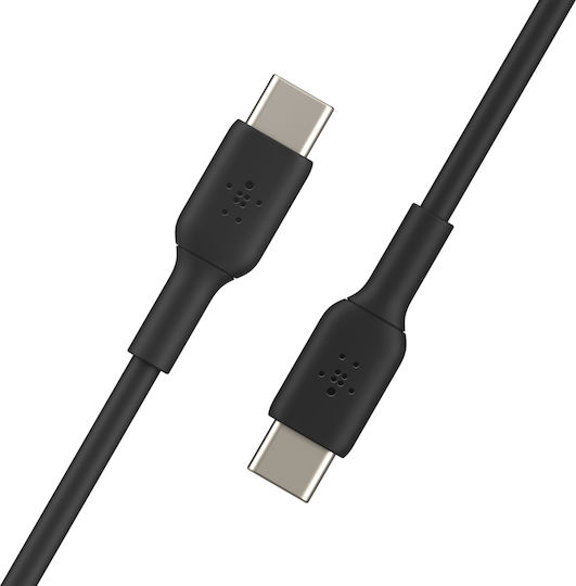 Belkin Boost Charge USB 2.0 Cable USB-C Male - USB-C 60W PD Black 1m CAB003BT1MBK