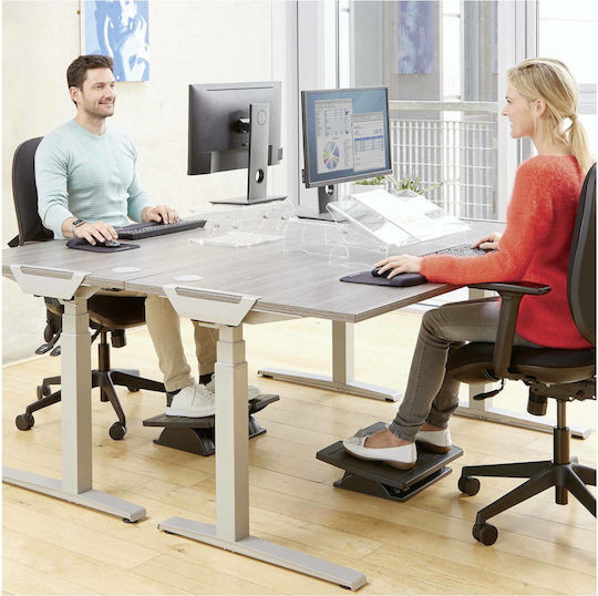 Fellowes Clarity Επιτραπέζια Βάση Οθόνης Ασημί