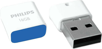 Philips Pico 16GB USB 2.0 Stick Alb