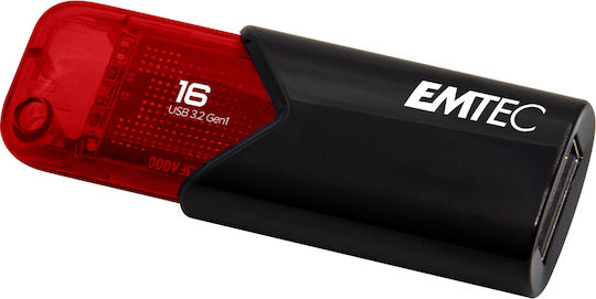 Emtec Click Easy 16GB USB 3.2 Stick Κόκκινο