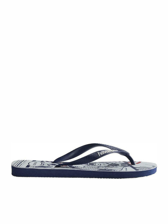 Top Marvel Herren Flip Flops Blau