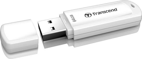 Transcend JetFlash 730 64GB USB 3.0 Stick Alb