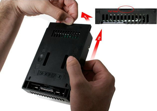 Icy Dock EZConvert (Ver.2) Greutate redusă de la 2,5 la 3,5 inci SATA (22 pin) Convertor HDD/SSD Kit de montare pentru locașul de unitate SATA intern de 3,5 inci Negru (MB882SP-1S-2B)