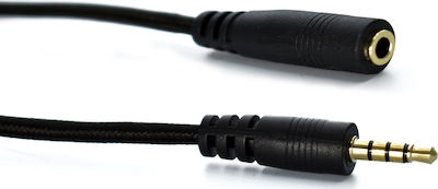 3.5mm male - 3.5mm female Cable Black 2.5m