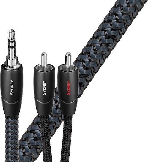 Audioquest Audio Cable 3.5mm Male - RCA Male Black 0.6m Sydney