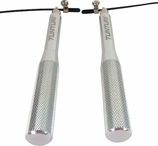 Tunturi Adjustable Jump Rope with Ball Bearings Black 3m