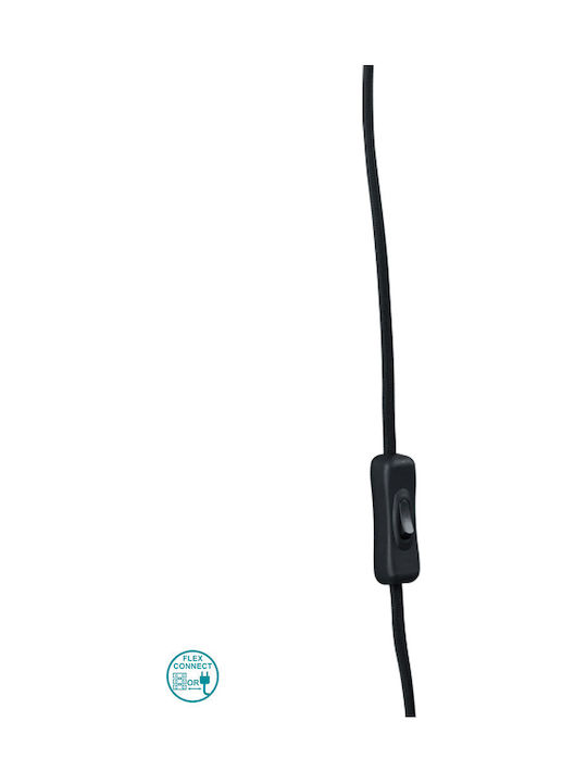 Trio Lighting Edward Single Spot with Socket E14 in Black Color