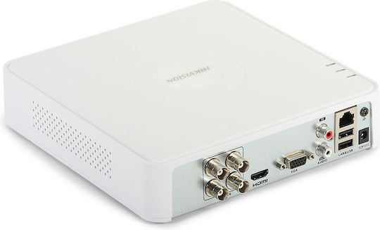 Hikvision Ds-7104hqhi-k1 Записващо устройство HVR 4 Канала с Резолюция Full HD+ DS-7104HQHI-K1(S)