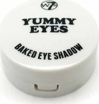 W7 Cosmetics Yummy Eye Shadow in Solid Form All White 3gr