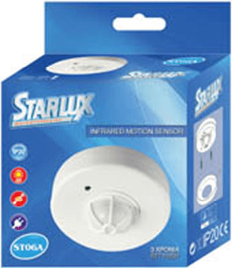 Starlux ST06A Ενσύρματος Αισθητήρας Κίνησης Υπερύθρων 360° Εμβέλειας 6m