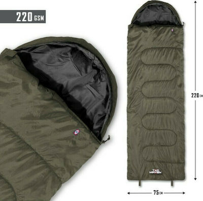 Pentagon Sleeping Bag Μονό Καλοκαιρινό Sentinel Sleeping Bag 220gr/M² Olive