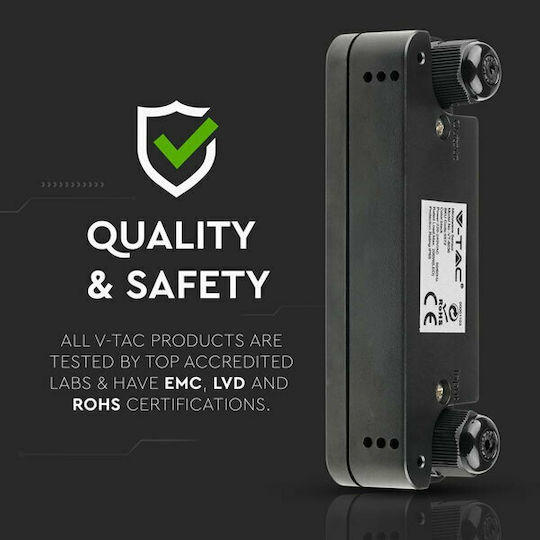 V-TAC VT-8036 Ενσύρματος Αισθητήρας Κίνησης Μικροκυμάτων 180° Εμβέλειας 12m