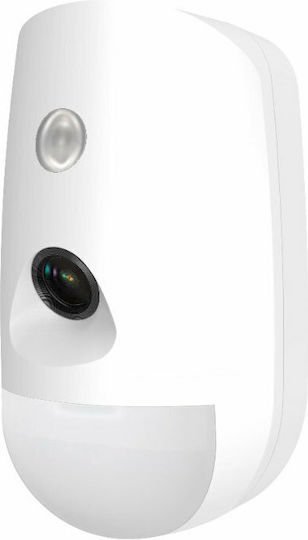 Hikvision DS-PDPC12P-EG2-WE Motion Sensor with Range 12m Wireless with Camera in White Color DS-PDPC12P-EG2-WE