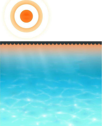 vidaXL Solar Rechteckige Poolabdeckung Poolabdeckung Schwarz 549x274 cm aus Polyethylen 549x274cm 1Stück
