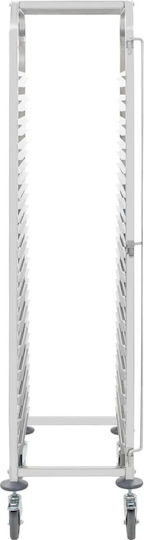 vidaXL Commercial Kitchen Food Cart for 16 Trays H165xW48.5xD65.5cm