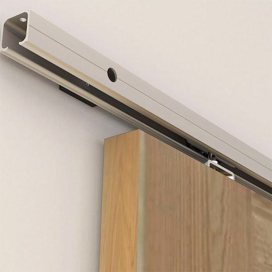 HomCom HomCom Sliding Door Mechanism for Wooden Door 200cm Brown