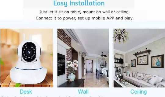 YYZ100SS-XF IP Surveillance Camera Wi-Fi HD 720P with Two-Way Communication