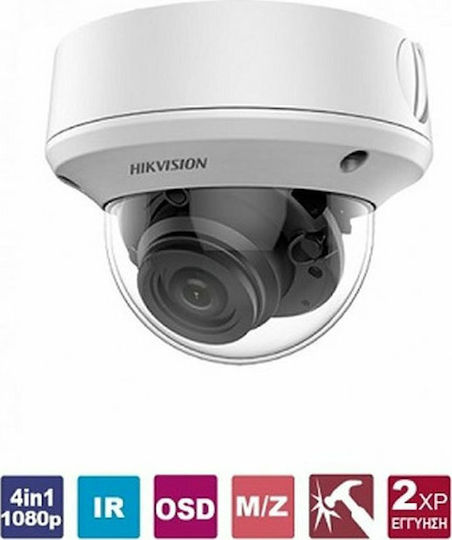 Hikvision DS-2CE5AD0T-VPIT3ZF CCTV Cameră de Supraveghere Full HD 1080p Rezistentă la apă cu Lentilă 2.7-13.5mm