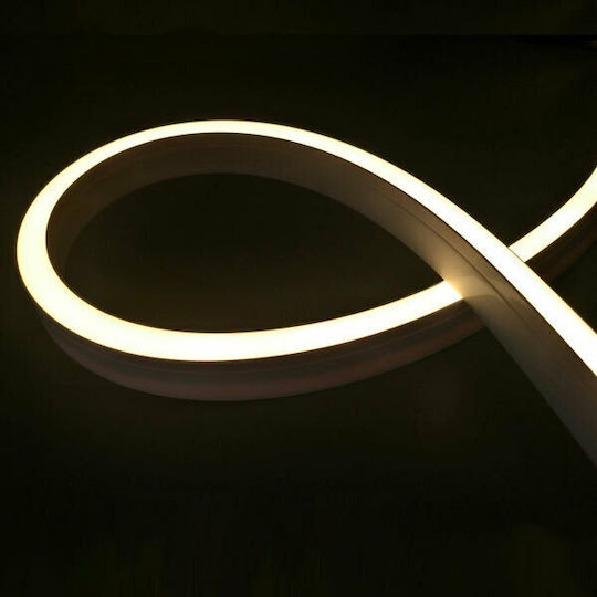 Optonica Αδιάβροχη Ταινία LED 220V Φυσικό Λευκό Φως 1m Neon Flex