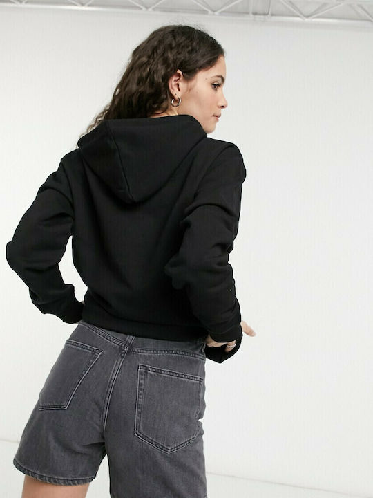 Flying V Women's Sweatshirt Hooded Black