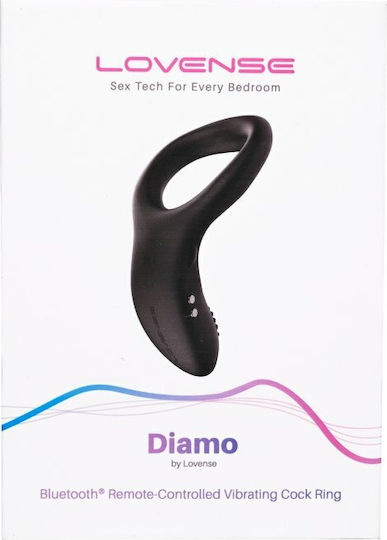 Lovense Diamo Vibrant Inel Cock Negru