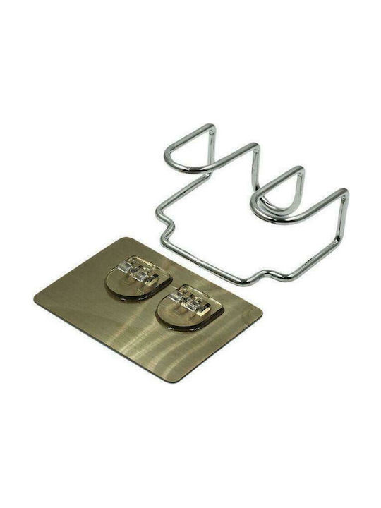 Sponge Holder Made of Silver Metal 10x11cm