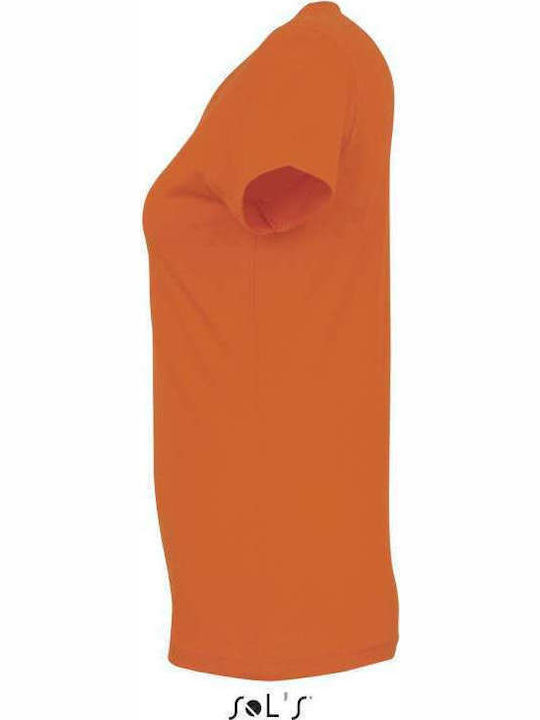Sol's Imperial Women's Short Sleeve Promotional T-Shirt Orange