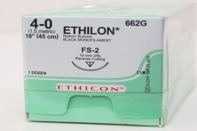 Ethicon Länge 75cm mit Nadel 26mm Ethilon 3-0