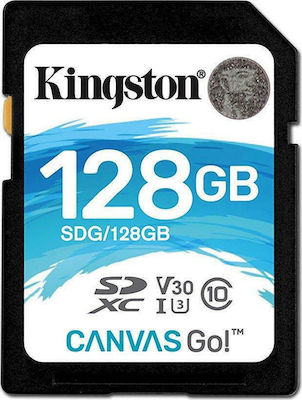 Kingston Canvas Go! SDXC 128GB Klasse 10 U3 V30 UHS-I