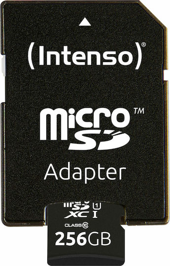 Intenso Premium MicroSDXC 256GB U1 UHS-I Cu Adaptor