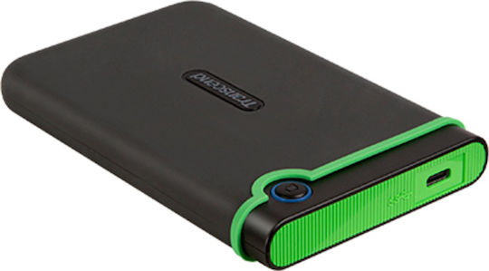 Transcend StoreJet 25M3C USB 3.1 / USB-C External 2.5" HDD 2TB Black