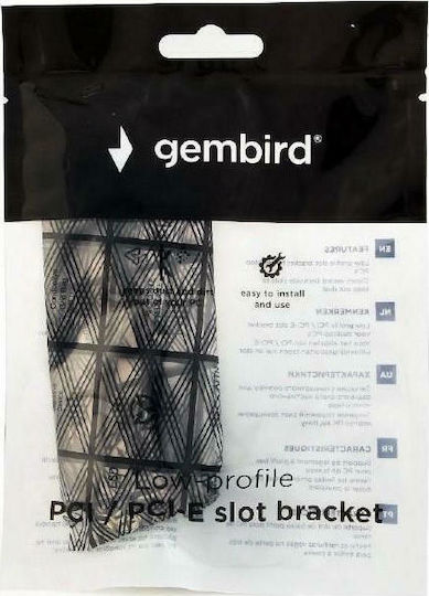 Gembird Ventilated Slot Bracket (3 pack/Low Profile) Slot Cover