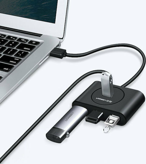 Ugreen CR113 Hub 4 Porturi USB 3.0 cu Conectare USB-A
