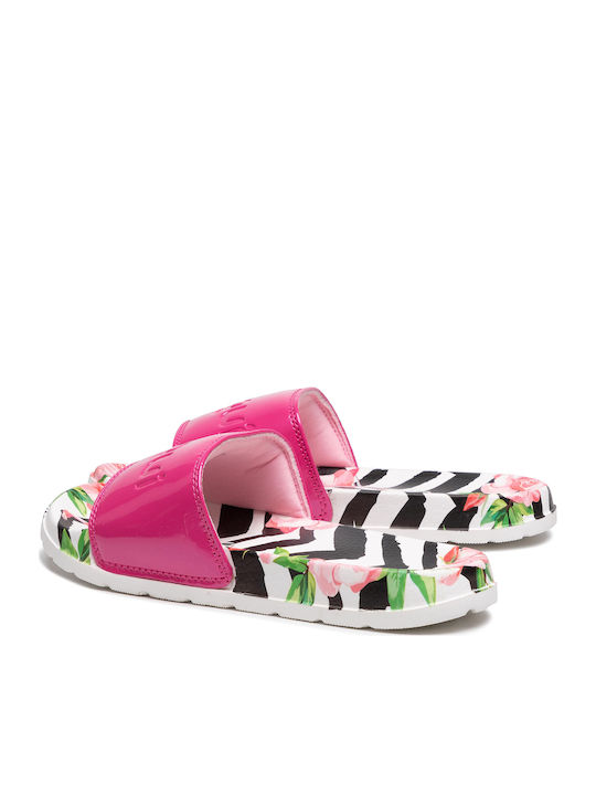 Cleo 7062 Slides În Culoare Fuchsia