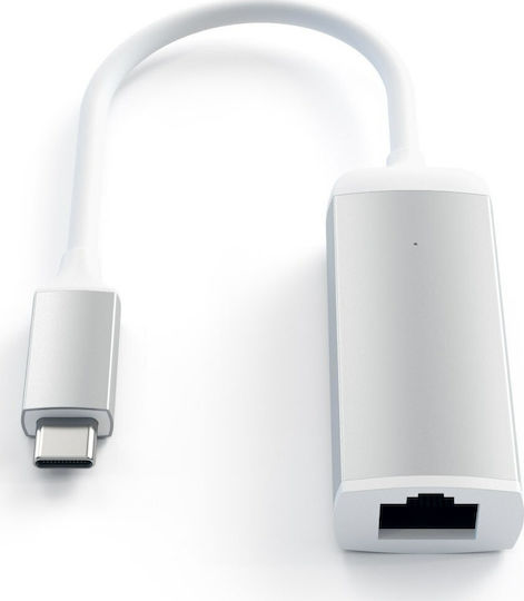 Satechi ST-TCENS Αντάπτορας Δικτύου USB-C με Ενσύρματη Σύνδεση Gigabit Ethernet