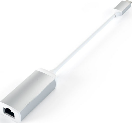 Satechi ST-TCENS Αντάπτορας Δικτύου USB-C με Ενσύρματη Σύνδεση Gigabit Ethernet