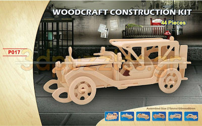 Anelixi Wooden Construction Toy Αυτοκίνητο Kid 8++ years