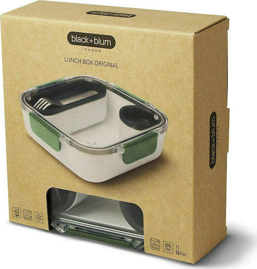 Black+Blum Cutie De Prânz Din Plastic Olive Cu Compartimente 1lt