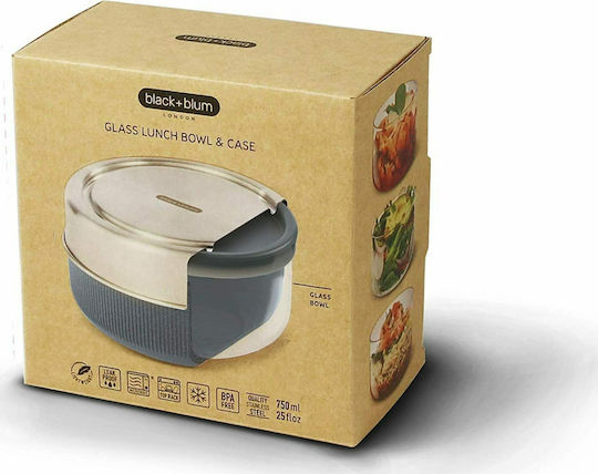 Black+Blum Glas-Mittagsbox Slate Mit Fächern 750ml