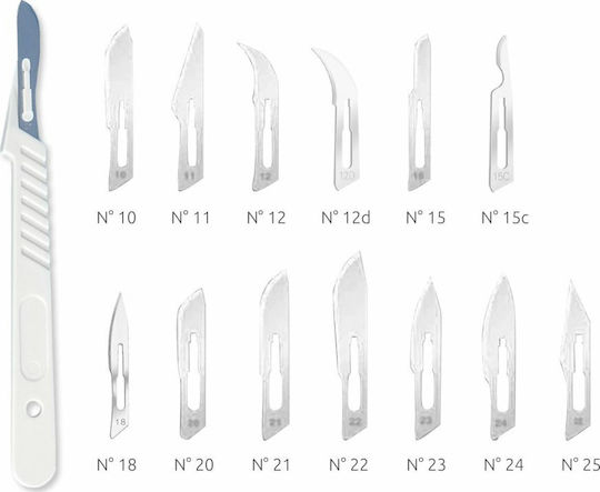 Soft Care Medical Scalpel with Handle No21 122.011.21 10 Pieces