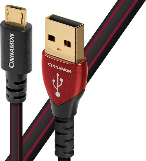 Audioquest Braided USB 2.0 to micro USB Cable 0.75m (Cinnamon)