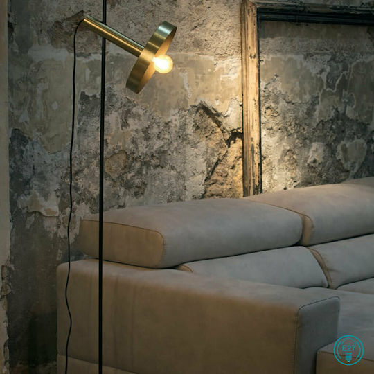 Faro Barcelona Whizz Stehleuchte H164xB30cm. mit Fassung für Lampe E27 Gold