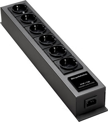 GigaWatt PF-1e 6-Outlet Power Strip without Cable Gray